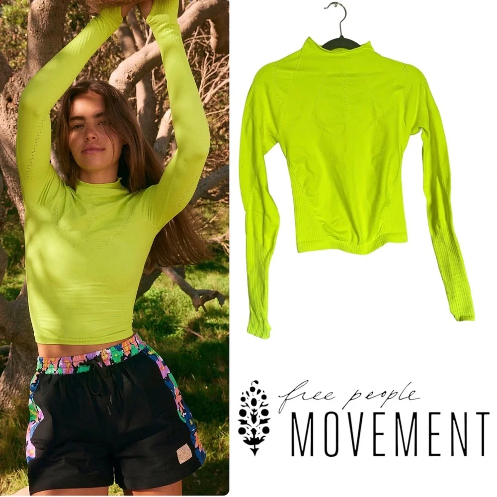 Free People Movement Good Karma High-Neck Layer M/L - Picture 1 of 7